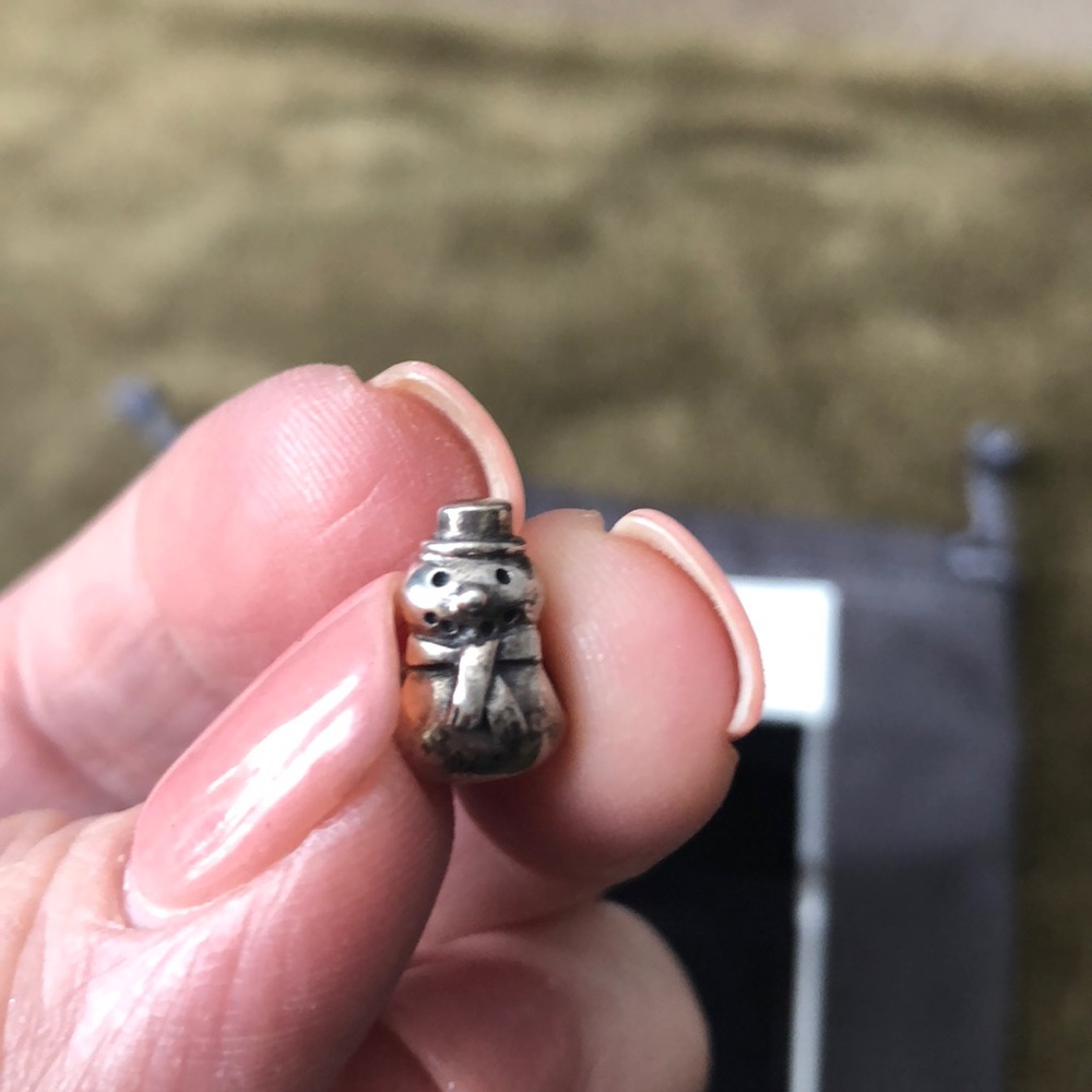 Pandora Snowman Bead